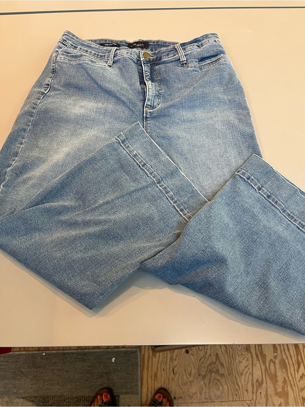Charter Club Light Blue Cropped Ankle Jeans